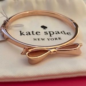Kate Spade Rose Gold Bow Bangle